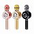 MICROFONE KARAOKE SEM FIO WIRELESS COM LED TOMATE MT-1035 - Imagem 7