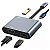 ADAPTADOR TYPE-C PARA HDMI VGA P2 E USB TOMATE MTV-617 - Imagem 2