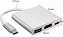 ADAPTADOR MULTIFUNCIONAL HDMI USB 3.0 TYPE-C TOMATE MTC-7106 - Imagem 2