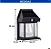 LUMINARIA DE PAREDE SOLAR COM SENSOR DE PRESENÇA 5.5V ONEX LAN-7082 - Imagem 3