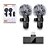 KIT MICROFONE DE LAPELA BLUETOOTH 5.2 IPHONE ONEX MIC-2909 - Imagem 1