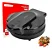 MAQUINA DE WAFFLES 1000W 127V TOMATE MAZ-112A - Imagem 1