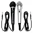 KIT DE MICROFONES COM FIO 2.5M TOMATE MT-1028 - Imagem 2