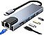 ADAPTADOR 5 EM 1 TYPE-C PARA RJ45/HDMI/USB/PD TOMATE MTV-724 - Imagem 1