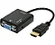 ADAPTADOR HDMI PARA VGA / P2 TOMATE MTV-725 - Imagem 1