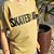 Camiseta juvenil estonada PRODIGY Skateboard cáqui - Imagem 1
