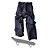 Calça Juvenil Streetwear Prodigy Skateboard Neon Skull - Imagem 4