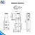 4V310-08B DC24V - VALVULA S. SOL. NAMUR 5/2 VIAS 1/4" BSPP (CORPO 3/8") 24VCC - Imagem 7