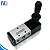 4H230C-08S - VALVULA ALAVANCA MOLA 5/3 VIAS CF 1/4" BSPP (ROSCAS 1/4" ESCAPES 1/8") - Imagem 4