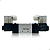 4V220-08 AC220V - VALVULA D. SOL. 5/2 VIAS 1/4" BSPP (ROSCAS 1/4" ESCAPES 1/8") 220VCA - Imagem 1