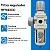 BFR4000 - LINHA ECONOMICA - FILTRO REGULADOR 1/2" BSPP MAN. SUP. - Imagem 4