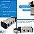Válvula solenoide 5/2 vias 12v - rosca 1/2" - Imagem 2
