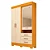 ROUPEIRO DEBORA 4PTS CAPELINHA C/ESP - CINAMOMO/OFF WHITE - Imagem 2