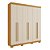 ROUPEIRO 06 PORTAS NATURE/OFF WHITE - Imagem 1