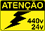 Placa Adesivo Painéis Elétricos Tensão 24v Nr10 Nr12 - Imagem 4
