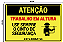 Placa ATENÇAO trabalho em altura 30x20 - Imagem 1