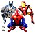 BALÃO 3D SUPER HEROIS H. ARANHA, H. DE FERRO BATMAM 30" 60CM - Imagem 1