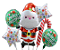 KIT BALÃO NATAL PAPAI NOEL - Imagem 1