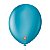 BALÃO 9" Azul Ciano SÃO ROQUE 50 UND. - Imagem 1