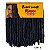 Cabelo Fibra Sintética Minina Nina Black Beauty 45cm - Imagem 14