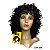 Peruca Wig de Fibra Sintetica Regina 30cm Black Beauty - Imagem 6