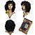 Peruca Wig de Fibra Sintetica Regina 30cm Black Beauty - Imagem 2