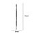Espátula Dupla para Raspar e Empurrar Cutículas Aço Inox 14cm NYBC Beauty - Imagem 3