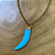 Colar Longo Dente Turquesa - Imagem 1
