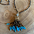 Colar Longo de Olho de Tigre e Turquesa - Imagem 4