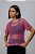 BLUSA TELA LUREX rosa P - Imagem 1