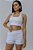 Shorts sobreposição branco branco P - Imagem 1