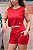 SHORTS ANY CHIC RED - Imagem 1