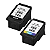 Kit Cartuchos Impressora Canon 145 Preto 146 Color Pg-145 Cl-146 Recarregados - Imagem 1