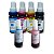 Kit Refil Tintas Kora Compatível Impressora Epson Preto Color 664 673 - Imagem 1