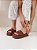 Tamanco Feminino Flatform em Palha Daniela - Whisky - Imagem 5
