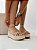 Sandália Feminina Valentina Elegante e Casual - Off White - Imagem 3
