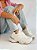 Tênis Feminino Casual Cora - Branco / Branco - Imagem 1