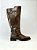 Bota Feminina Cano Alto Lara - Café - Imagem 1