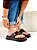 Sandália Feminina Flatform Aurora - Café - Imagem 6