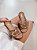 Rasteira Feminina Com Peça Dourada Nice - Taupe - Imagem 1