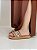 Papete Feminina Flatform Tramada Angélica - Cappuccino - Imagem 5