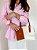 Bolsa Feminina Sabrina – Off White e Caramelo - Imagem 1