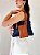 Bolsa Feminina Sabrina – Azul Marinho e Caramelo - Imagem 3