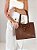 Bolsa Feminina Estruturada Marcela – Café - Imagem 3