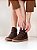 Tênis Feminino Sneaker de Salto – Marrom - Imagem 2