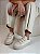 Tênis Feminino Nara – Off White Trama & Velcro - Imagem 7