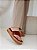 Sandália Feminina Flatform Aurora – Caramelo com Base de Cortiça - Imagem 3