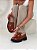 Mocassim Feminino Tratorado Jane – Caramelo com Fivela Dourada - Imagem 2