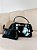 Bolsa Feminina Valencia – Preto com Fecho Dourado - Imagem 4