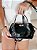 Bolsa Feminina Valencia – Preto com Fecho Dourado - Imagem 3